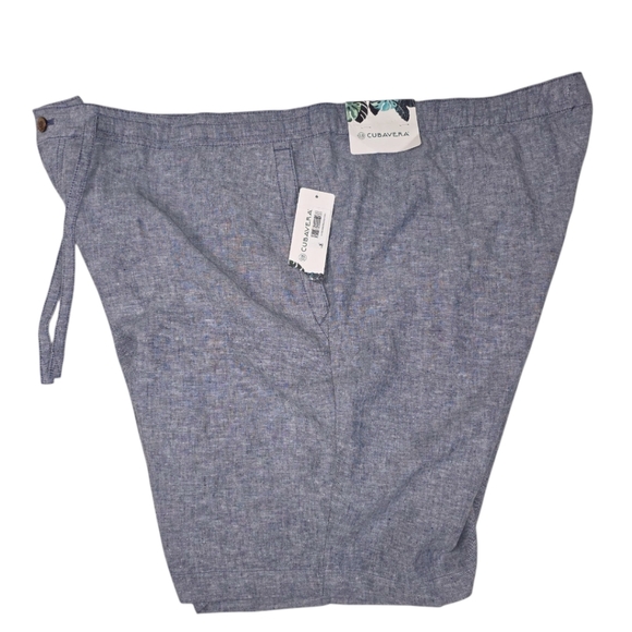 NWT CUBAVERA LINEN BLEND SHORTS - Picture 4 of 7